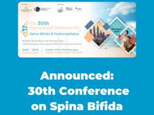 Announced: 30th International Conference on Spina Bifida
